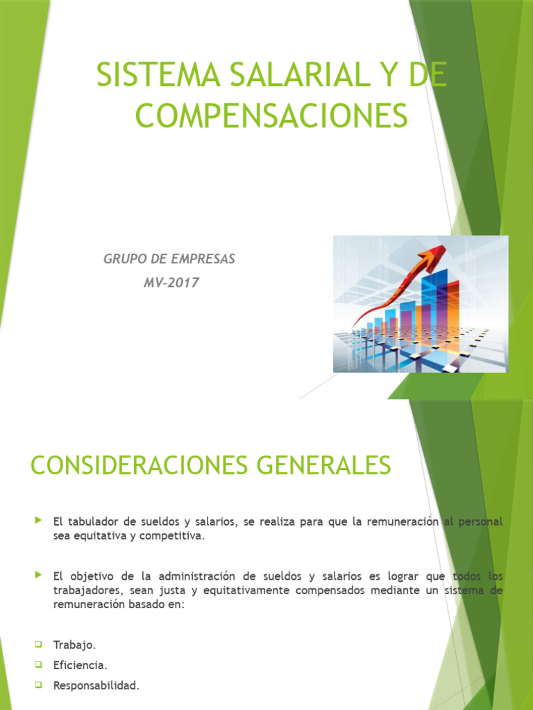 Sistema Salarial y de Compensaciones Presentacion | PDF | Salario ...