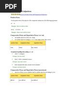 Comparison of Adjectives