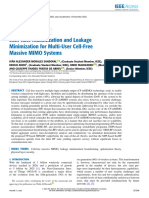 Sum-Rate Maximization and Leakage Minimization For Multi-User Cell-Free Massive MIMO Systems