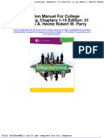 Solution Manual For College Accounting Chapters 1 15 Edition 21 by James A Heintz Robert W Parry