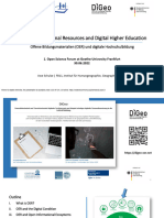 Open Educational Resources and Digital Higher Education: Offene Bildungsmaterialien (OER) Und Digitale Hochschulbildung