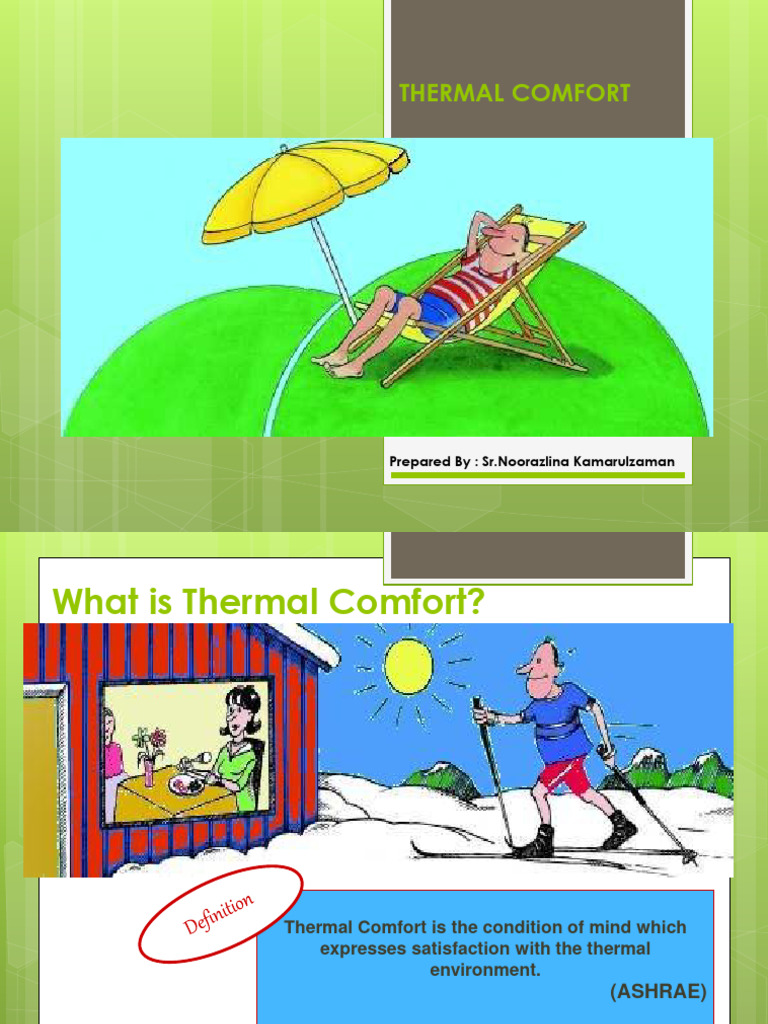 Understanding Thermal Comfort Factors | PDF | Humidity | Heat Transfer