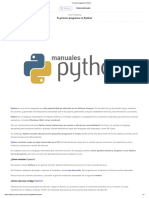 Tu Primer Programa en Python