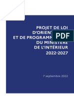 Dossier de Presse Projet LOPMI 7 Septembre 2022