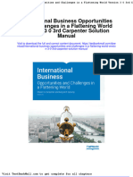 International Business Opportunities and Challenges in A Flattening World Version 3 0 3rd Carpenter Solution Manual