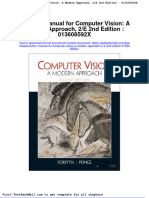 Solution Manual For Computer Vision A Modern Approach 2 e 2nd Edition 013608592x