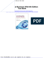 International Business Wild 6th Edition Test Bank