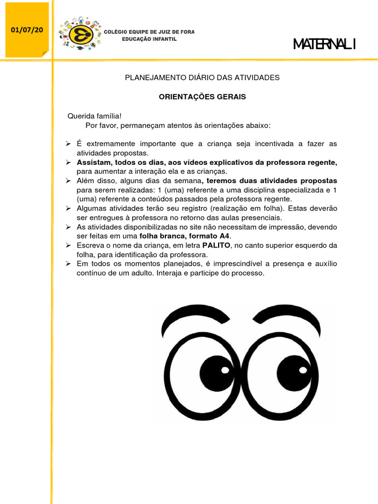 Plano de Aula Maternal 1 | PDF | Folclore | Imagem