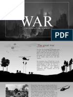 War Presentation Template 1