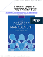 Solution Manual For Concepts of Database Management 9th Edition Joy L Starks Philip J Pratt Mary Z Last