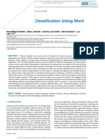 Citation Intent Classification Using Word Embeddin