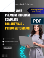 5G, 4G, Vonr Premium Program Complete Log Anaylsis + Python Automaion