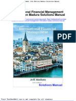 International Financial Management 13th Edition Madura Solutions Manual