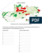 Ochrana Prírody - NP A CHKO (Slepá Mapa)