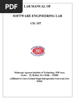 Software Engineering Lab Manual