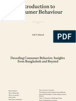 Introduction To Consumer Behavior