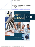 Test Bank For Civil Litigation 7th Edition by Kerley