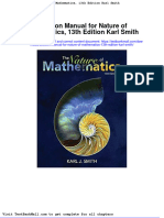 Solution Manual For Nature of Mathematics 13th Edition Karl Smith