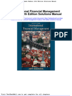International Financial Management Madura 10th Edition Solutions Manual