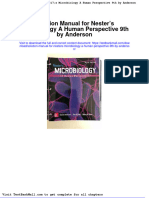 Solution Manual For Nesters Microbiology A Human Perspective 9th by Anderson