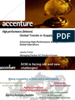Global Trends in Supply Chain: Achieving High-Performance Through Effective Global Operations