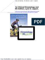 Test Bank For Clinical Kinesiology and Anatomy 6th Edition Lynn S Lippert