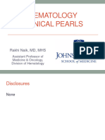 Hematology Clinical Pearls
