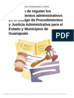 Principios de Regulan Los Procedimientos Administr