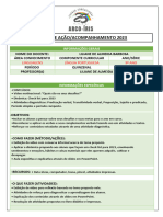 Plano de Ação - Língua Portuguesa 9º Ano 2023