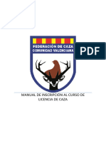 Manual de Inscripción Al Curso de Licencia de Caza-1