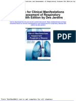 Test Bank For Clinical Manifestations and Assessment of Respiratory Disease 8th Edition by Des Jardins