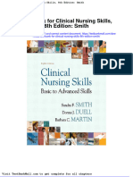 Test Bank For Clinical Nursing Skills 8th Edition Smith