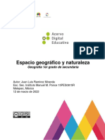 15PES0815R - Espacio Geográfico y Naturaleza