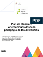 15FIS2059Z - Plan de Atención Orientaciones Desde La Pedagogía de Las Diferencias