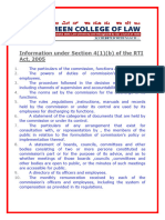 Information Under Section 4 PDF
