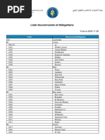 Codes postaux en Tunisie | PDF