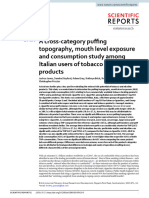 A Cross-Category Puffing Topography Mouth Level Ex