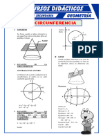 La Circunferencia Geometría Analítica para Quinto de Secundaria