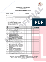 Ficha de Evaluación Final A Asesor - Por Practicante