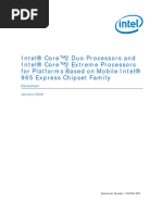 Intel® Core™2 Duo Processors and Intel® Core™2 Extreme Processors For Platforms Based On Mobile Intel® 965 Express Chipset Family