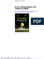 Test Bank For College Algebra 2nd Edition by Miller