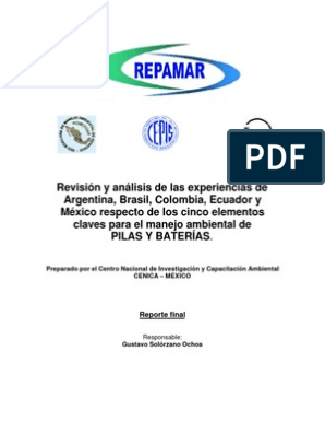 Pilas, PDF, Batería (electricidad)