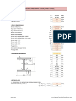 Cek Penampang Kolom Baja Gable