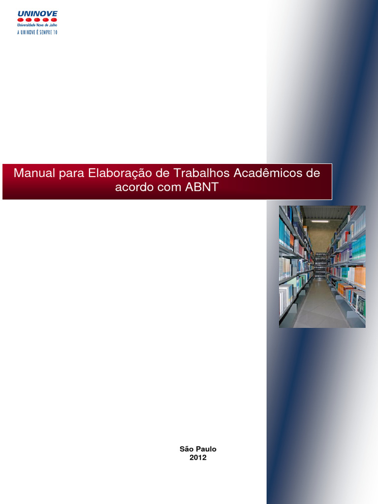 Manual ABNT para Trabalhos Acadêmicos | PDF | Citação | Diploma acadêmico
