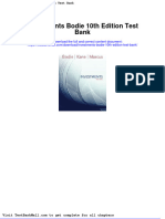Investments Bodie 10th Edition Test Bank