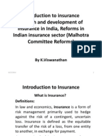 Introduction to Insurance PPT 07-09-10