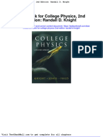 Test Bank For College Physics 2nd Edition Randall D Knight