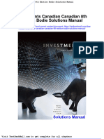 Investments Canadian Canadian 8th Edition Bodie Solutions Manual