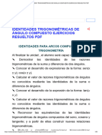 35-Identidades Trigonométricas de Ángulo Compuesto Ejercicios Resueltos PDF