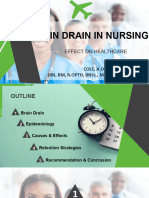 Brain Drain in Nursing Effect On Healthcare - PPTX New